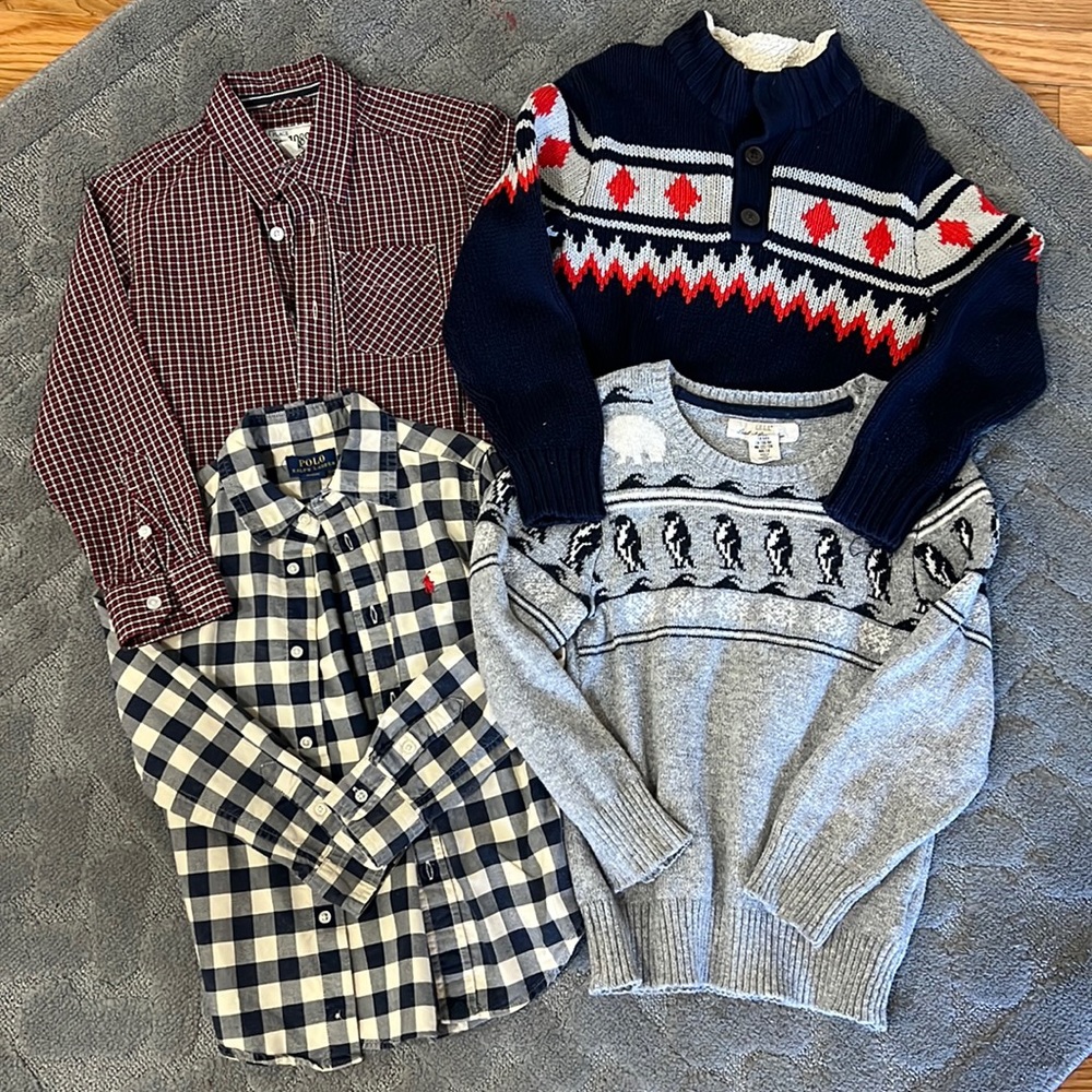 Holiday shirt bundle for boys
